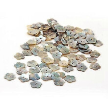 100x15mm Pearl Buttons Mother of Pearl Flower Button