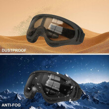 3 Pack Ski Goggles ATV Dustproof Dirt Bike Goggles UV Protection Foam Anti for