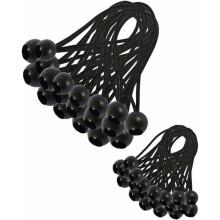 30 Pieces Elastic Bungee Cord for Tarpaulins, Bungee Cords, and Bungee Cords for Canopies, Tents, and Curtains (PZCC)