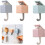 Wall Hooks, Adhesive Hooks, Creative Cat Hooks for Coats, Retractable Adhesive Hooks (4pcs) 1
