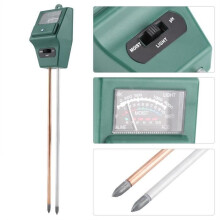 3-in-1 Soil Moisture Tester Meter, 3-in-1 pH Tester, Sunlight Sensor, Soil Water Moisture Tester