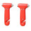 Practical Safety Hammer Solid Car Window Breaker Cutter Durable Emergency Evacuation Tools Red Industrial 2pcs 1
