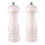 (Off-white color box) Oak Wood Salt Pepper Grinder Adjustable Coarseness Refillable 1
