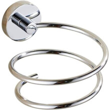Chrome wall-mounted hair dryer holder, storage/stand for hair dryers made of 304 stainless steel (11x8.5x13CM)