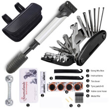 Bicycle Tool Kit - 16-in-1 - Bicycle Repair Tool - Black
