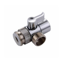 2-in-1 Brass Bidet Shower Heads Diverter Valves Faucet Taps T-Adapter Spout