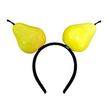 (Doubeaded pineap) Fun Unique Resin Headband With Realistic Fruit And Vegetable Designs For Birthdays And Festival Celebration Gathering