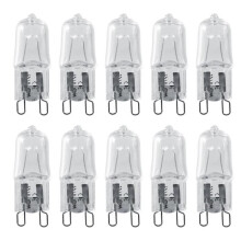 G9 Light Bulb - Eco-friendly - 10 Pack - Warm White - 40W - Halogen - 3000 Hour Lifespan