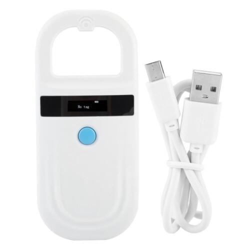 Pet ID Scanner - HB036 - Rechargeable - OLED Screen - Wireless Reading - 134.2kHz