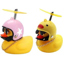 Rubber duck toys, Bicycle decorations, Stroller chairs, Car ornaments, With propeller helmet