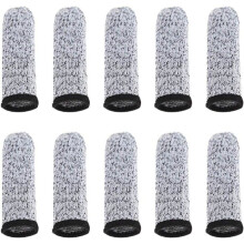 Pack of 10 reusable, cut-resistant finger protectors for kitchen work and carving