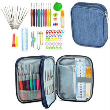 Knitting Crochet Hook Set - 72 Pieces - Storage Bag - Portable - Waterproof