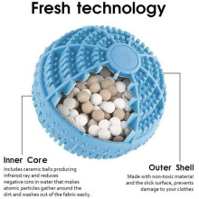 TH Washing Ball, Laundry Ball, Anti-Lint Laundry Ball, Natural Eco-Friendly Reusable for Washing Machine (Blue)