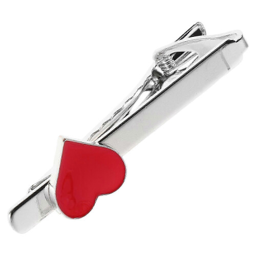 Professional Heart Tie Clips for Men, Combines Fashion And Functionality, High Quality