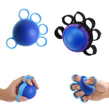 Set of 2 five-finger grip balls for wrist strengthening and rehabilitation training in multiple colors