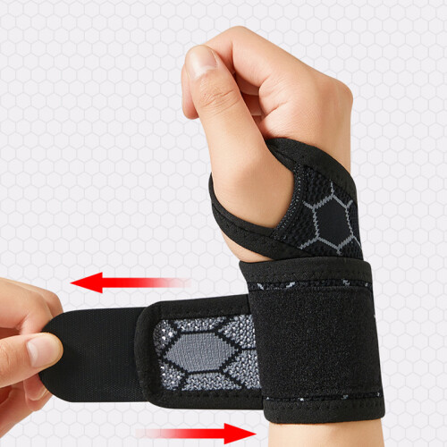 Muñequera Deportiva - Transpirable y Cómoda Black