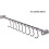 Kitchen Hook Rail - Stainless Steel - 50cm - 9 Removable Hooks - Practical - Easy to Install 1