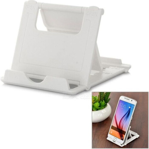 Tablet Stand - Universal - Foldable - Adjustable - White - 5 Positions