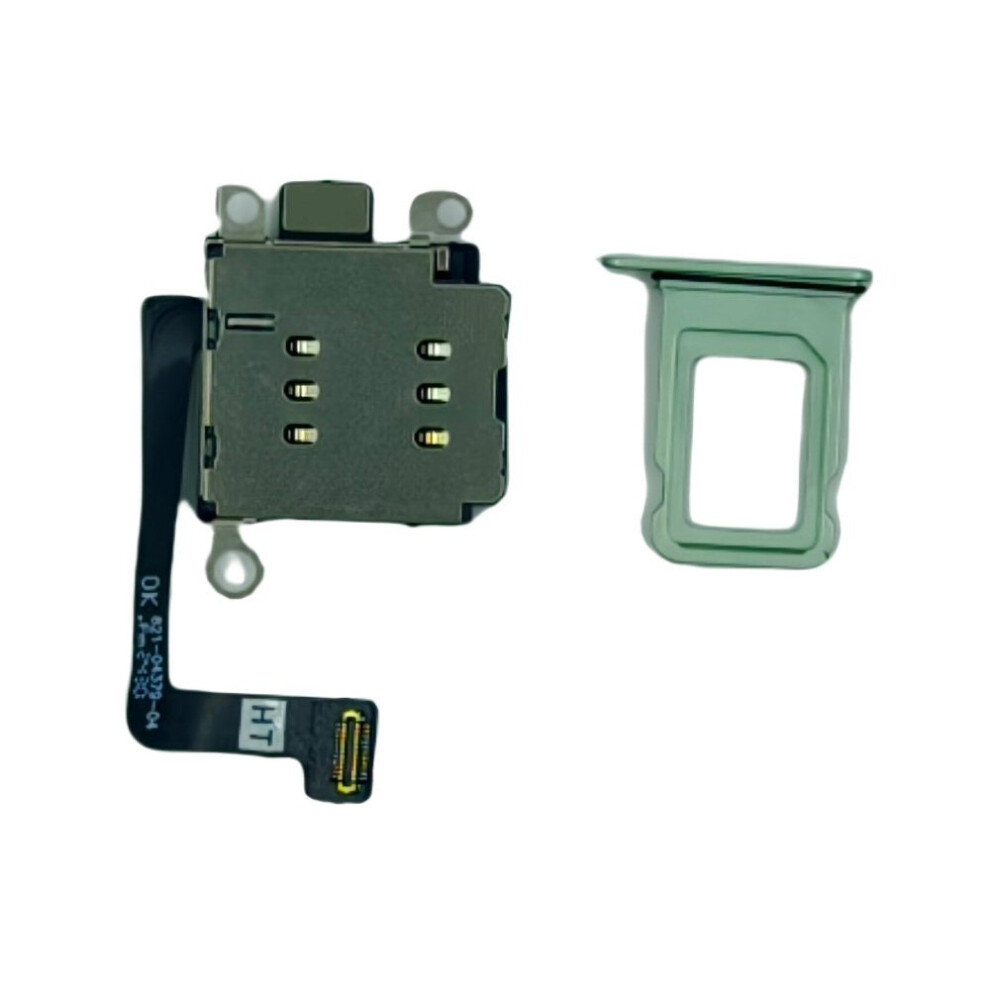 Dual Sim Reader And Sim Tray For Iphone 15 Green 632412924256