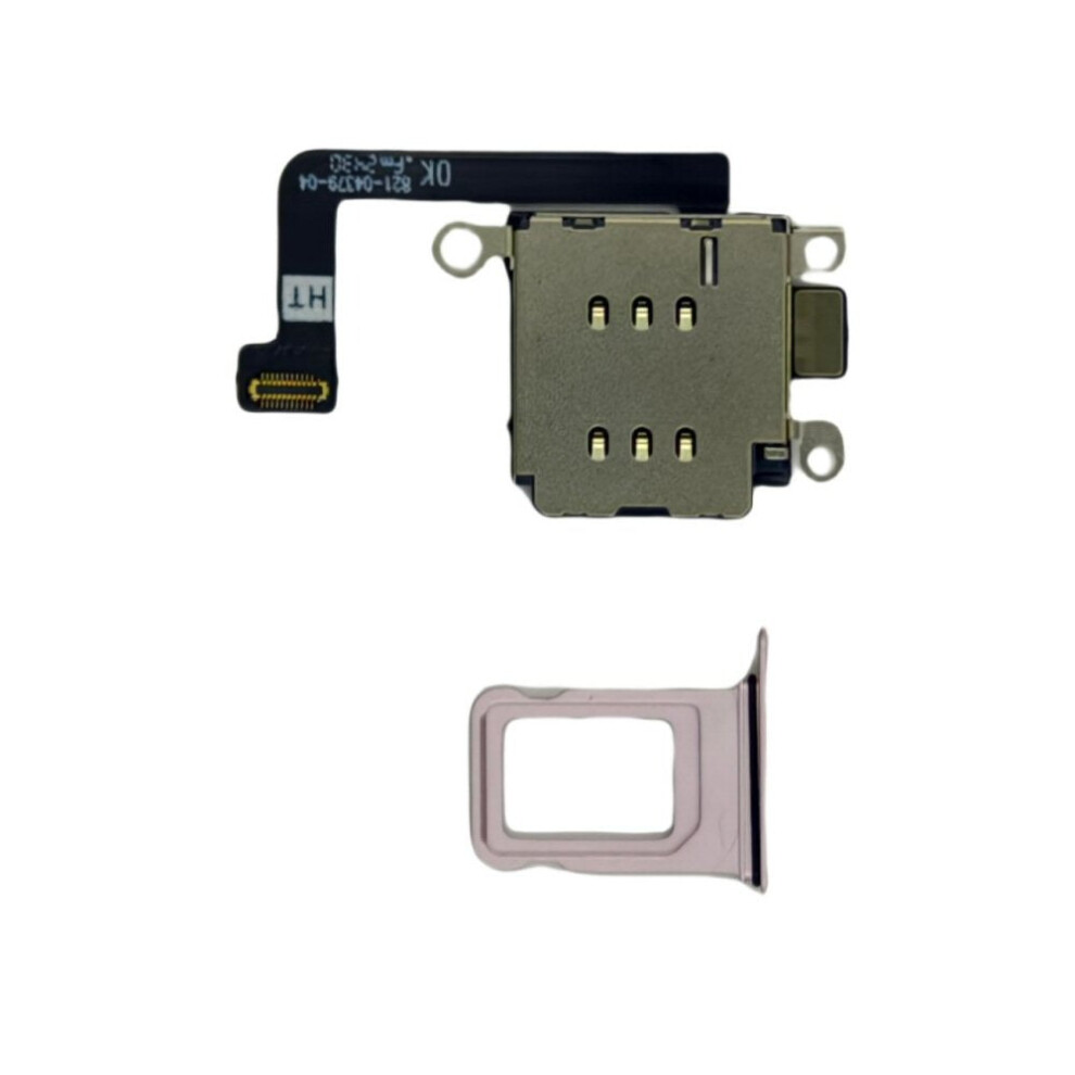 Dual Sim Reader And Sim Tray For Iphone 15 Plus Purple 632412924294