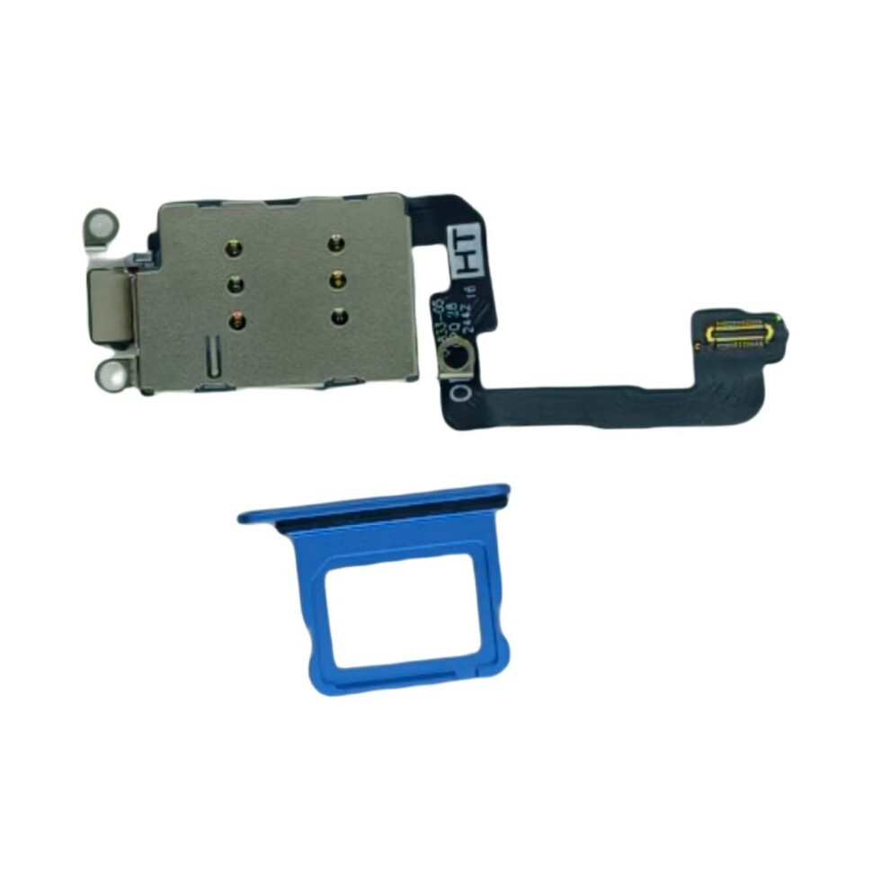 Dual Sim Reader And Sim Tray For Iphone 16 Plus Blue 632412924423