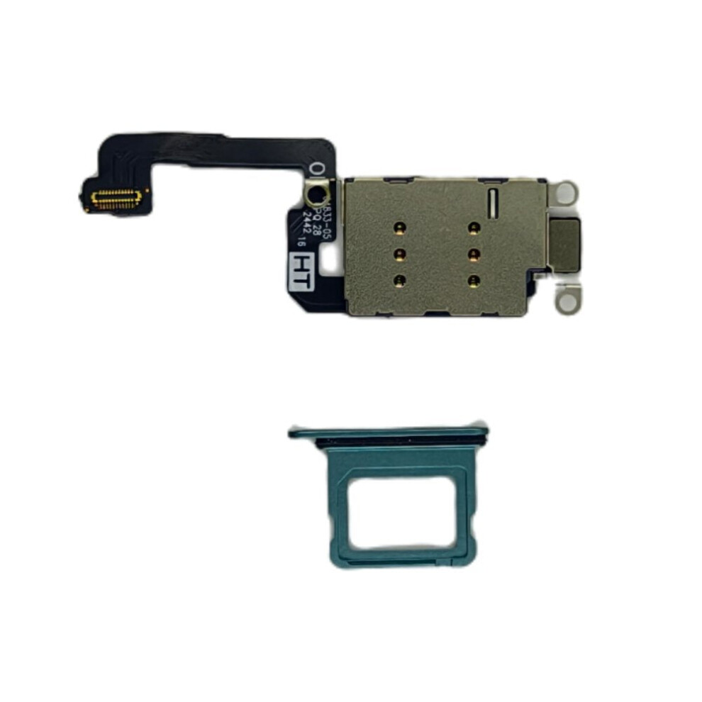 Dual Sim Reader And Sim Tray For Iphone 16 Green 632412924355
