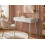 Beliani Home Office Desk ESLANE 120 cm 60 cm White 2