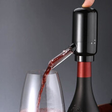 Electric Wine Aerator Decanter Carafe Automatic Wine Dispenser (Black) [136]