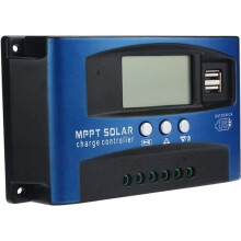 Solar panel charge controller, 12V/24V MPPT AF, solar panel regulator charge controller tracking (100A)