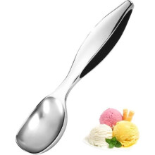 Zinc Alloy Ice Cream Scoop, Non-Stick Ice Cream Scoop for Ice Cream, Cookie Dough, Sorbet, Easy to Clean, Ice Cream Cup