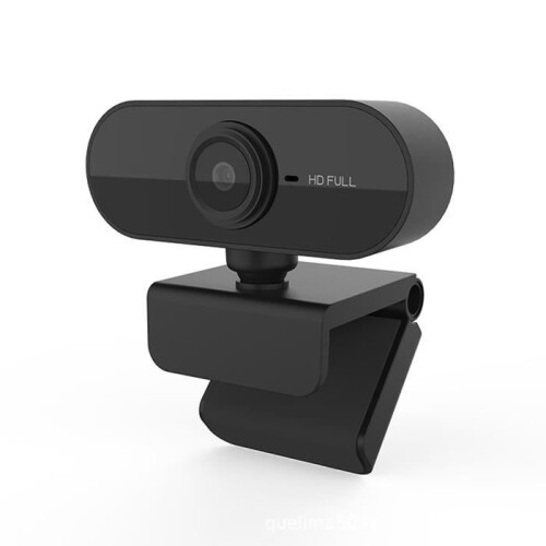 GOTOTOP 1080P Computer Camera with USB Desktop Microphone, Free-Drive Webcam for Video Calling (Black)