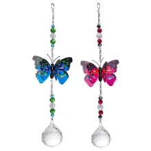 Crystal Suncatcher Gardening Pendant Colorful Rainbow Maker Window Garden Hanging Decoration 2PCS