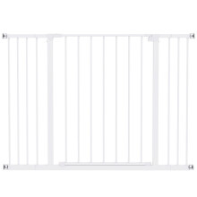 PawHut Sicherheitsgitter, Treppenschutzgitter mit 10/15 cm Verlängerung, kein Bohren erforderlich, für Breiten von 76–82/86–97/101–107 cm