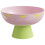 Fruit plate, dried fruit tray with drain, creative draining basket desktop decoration, Pink 1
