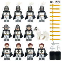 Medieval Military Building Blocks Army Soldiers Mini Figure Toys Gift for Kids Style A 12 PCS