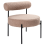 Beliani Armchair ALPHA Boucle Taupe 4