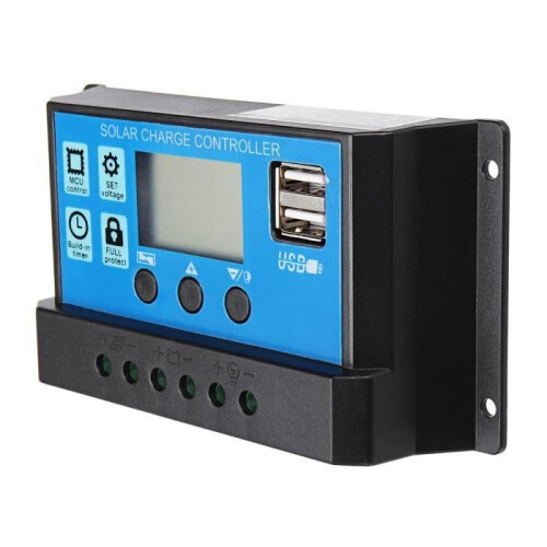 TEMPSA 40A LCD Solar Regulator Controller for 12V 24V Automotive Battery Charging
