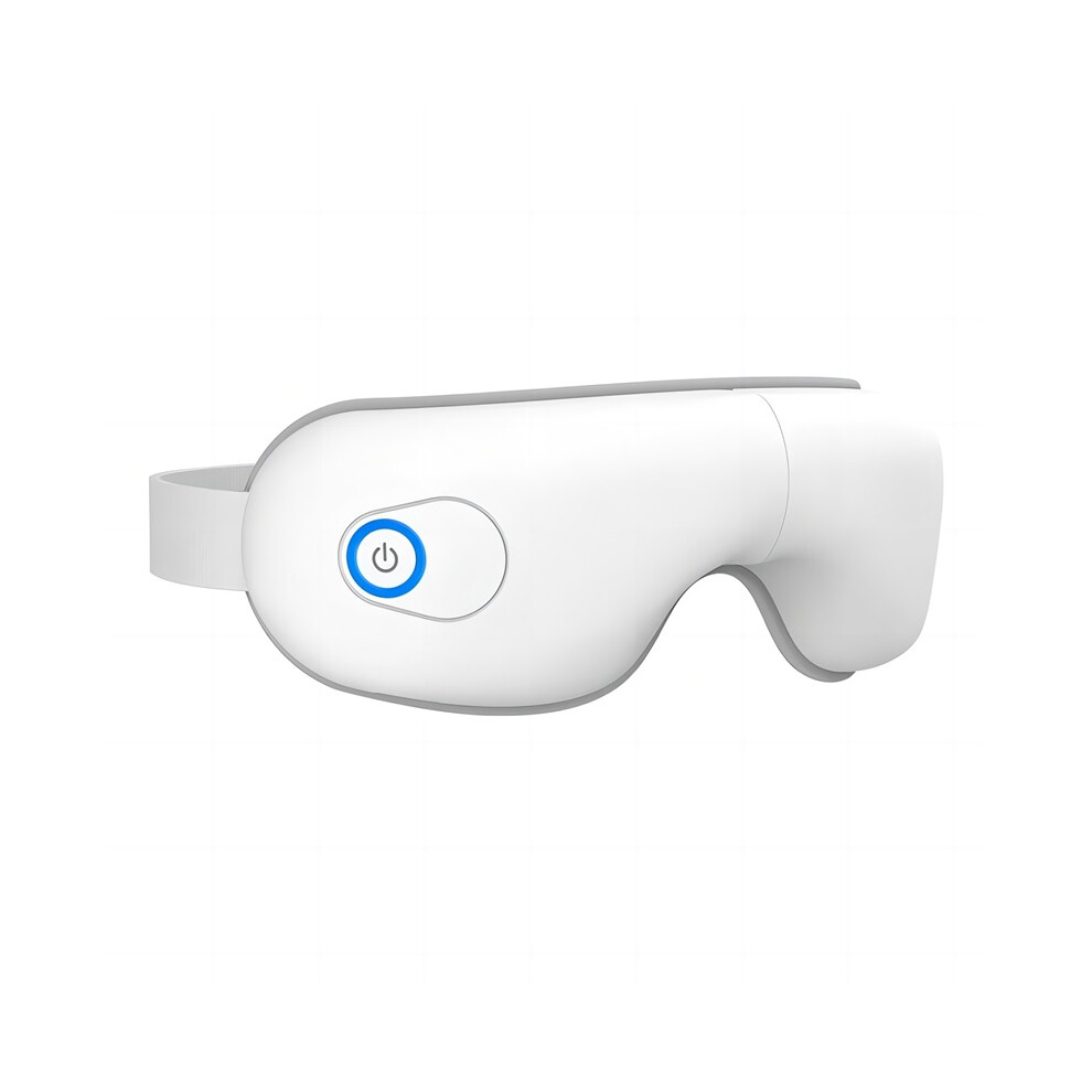 Stoyotu White (White) Folding Eye Massager Eye Mask With Bluetooth Music Airbag Compression Eye Care Device Gift For Eye Strain Dry Eye Improve Sleep