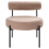 Beliani Armchair ALPHA Boucle Taupe 5