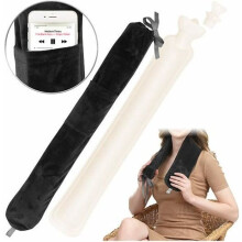 2L hot water bottle for neck with fleece cover