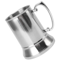 Beer mug - Vvikizy - 304 stainless steel - 500 ml - Non-slip - Drop resistant