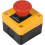 Red plastic emergency switch - CHE - 1 NO + 1 NC (DPST) - Mushroom Push Button - 660V 10A 1