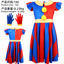 (Pomni04—Pamni 04 Adult 160) The Amazing Digital Circus Cosplay Costume Pomni Jester Costume