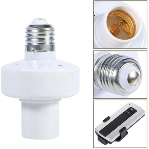 Lamp socket - E27 - Wireless remote control - Lamp holder - Indoor
