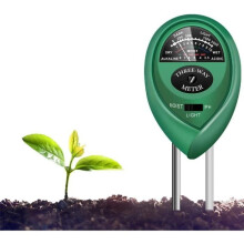Soil Tester - 3 in 1 - Measures pH, Moisture, and Light - Gardening