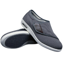 (39, Gray) Wide Adjusting Soft Comfortable Shoes Orthopedic Walking Shoes For The Old Breathable Hook-and-loop Design Shoes