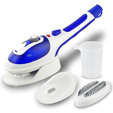 Professional Handheld Garment Steamer, Portable Vertical Steam Iron, Steam Disinfection Machine (Blue)