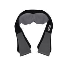 Massage device, Shiatsu electric massager for back, shoulders, neck and body, shawl - Black - EU Plug