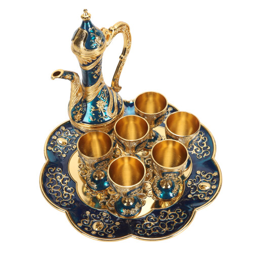 Classic Turkish Tea Set with Tray