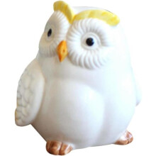 Owl Money Box for Children, Vintage Car Decor, Car Trim, Craft Money Box, Owl Statue, Container